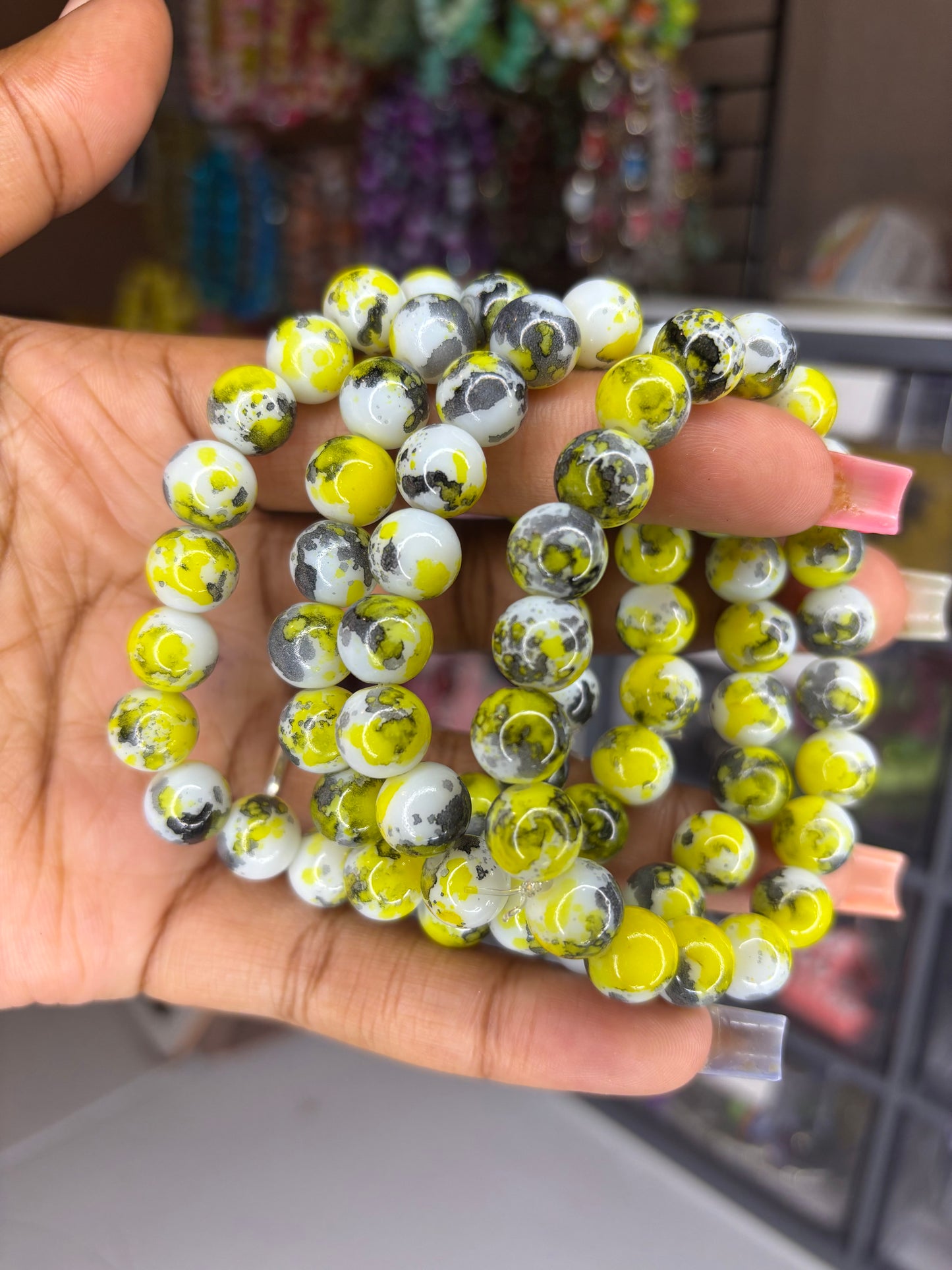 Bumblebeeš beaded bracelet