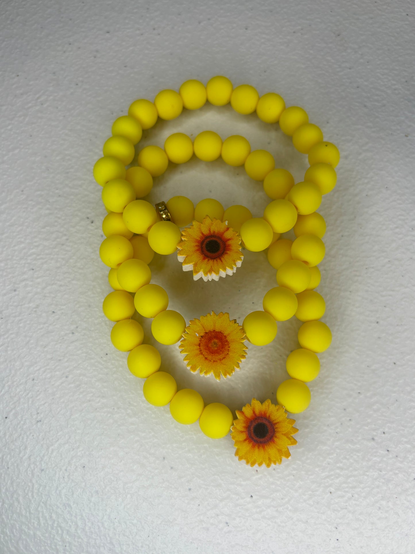 π» sunflower charm bracelet