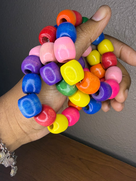 Fruity pebbles beaded bracelet