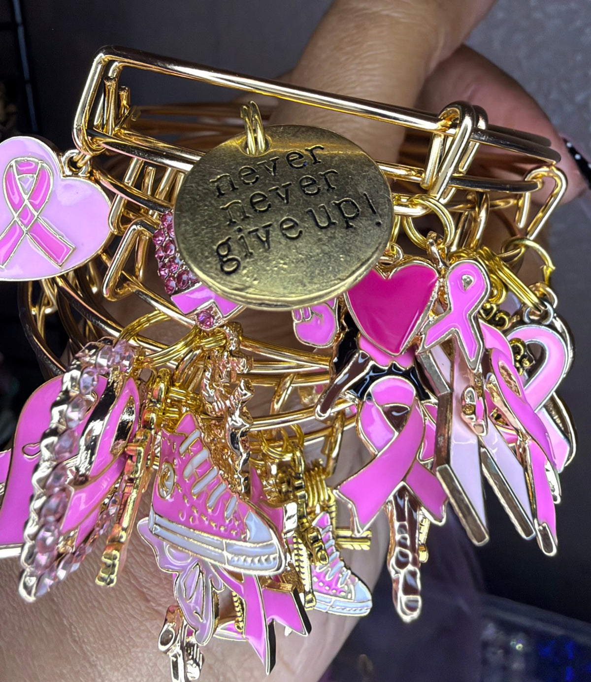 Breast cancer bangles 🩷