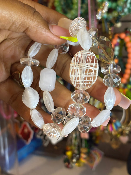 Icey beaded bracelet