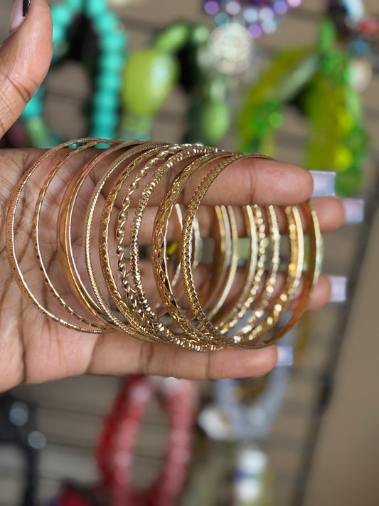 Gold bangles 😍