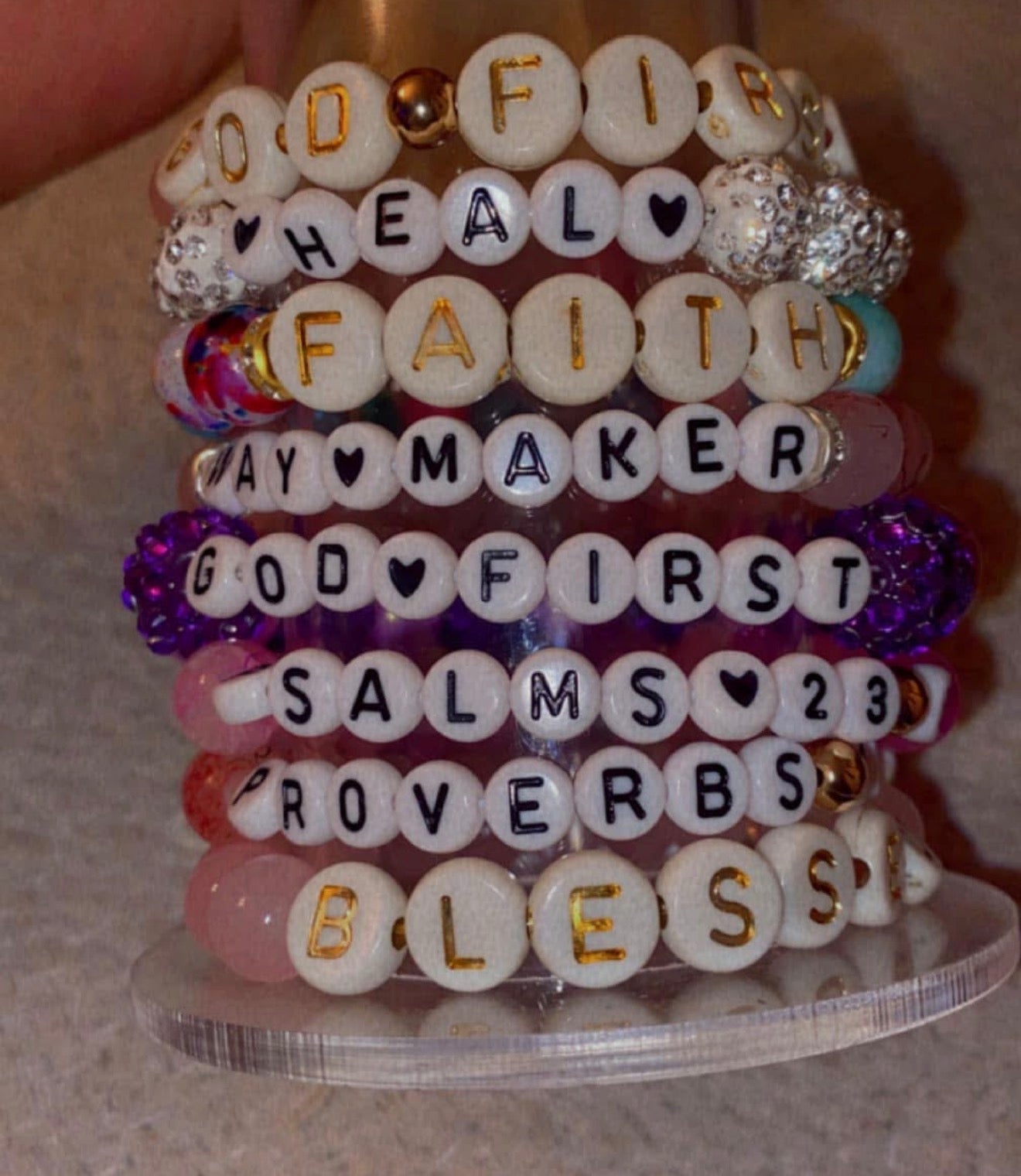 Inspirational bracelets
