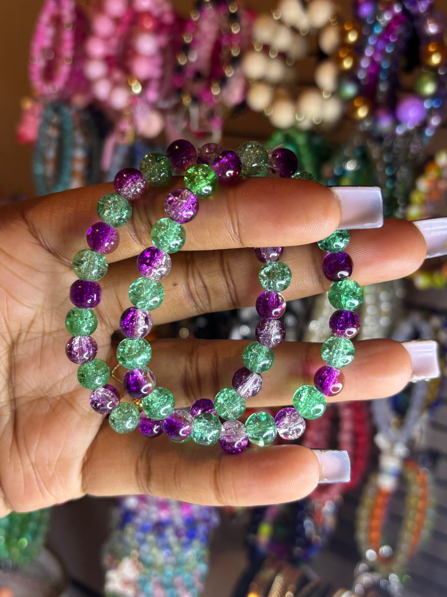 Hulk beaded bracelet