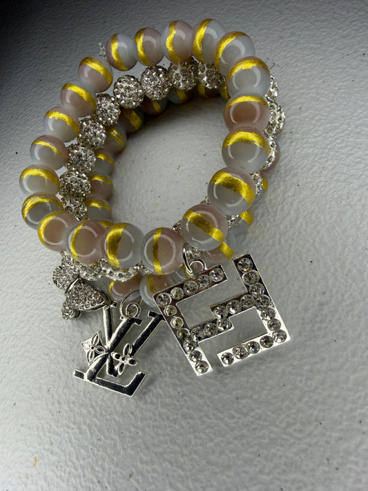 Silver bling set