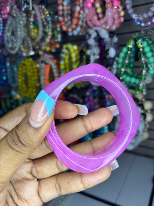 Dark pink bangle