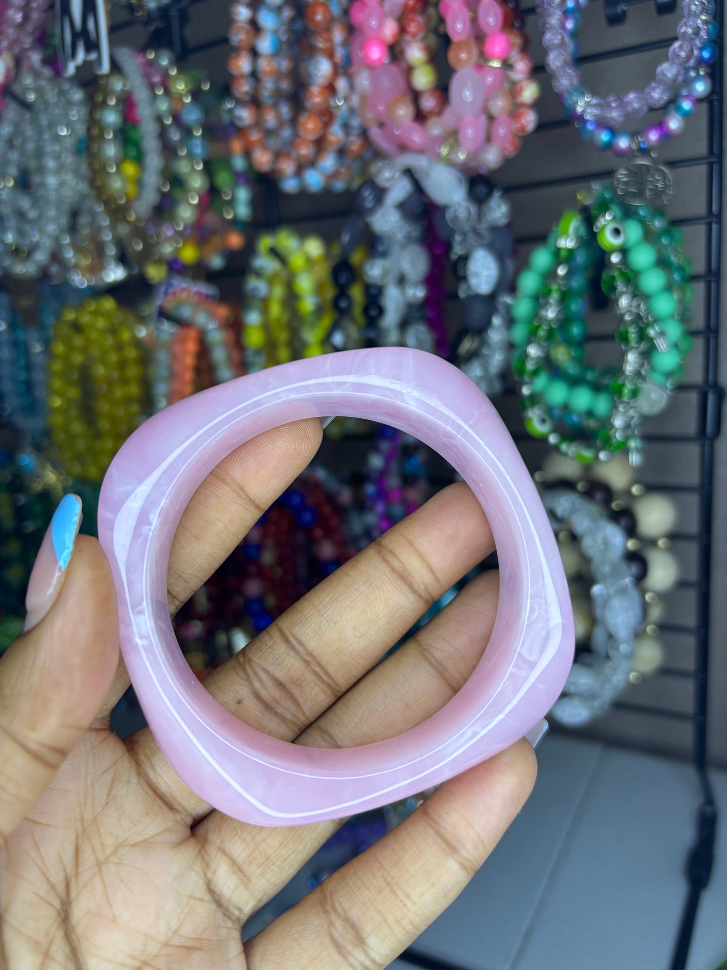 Baby pink bangle