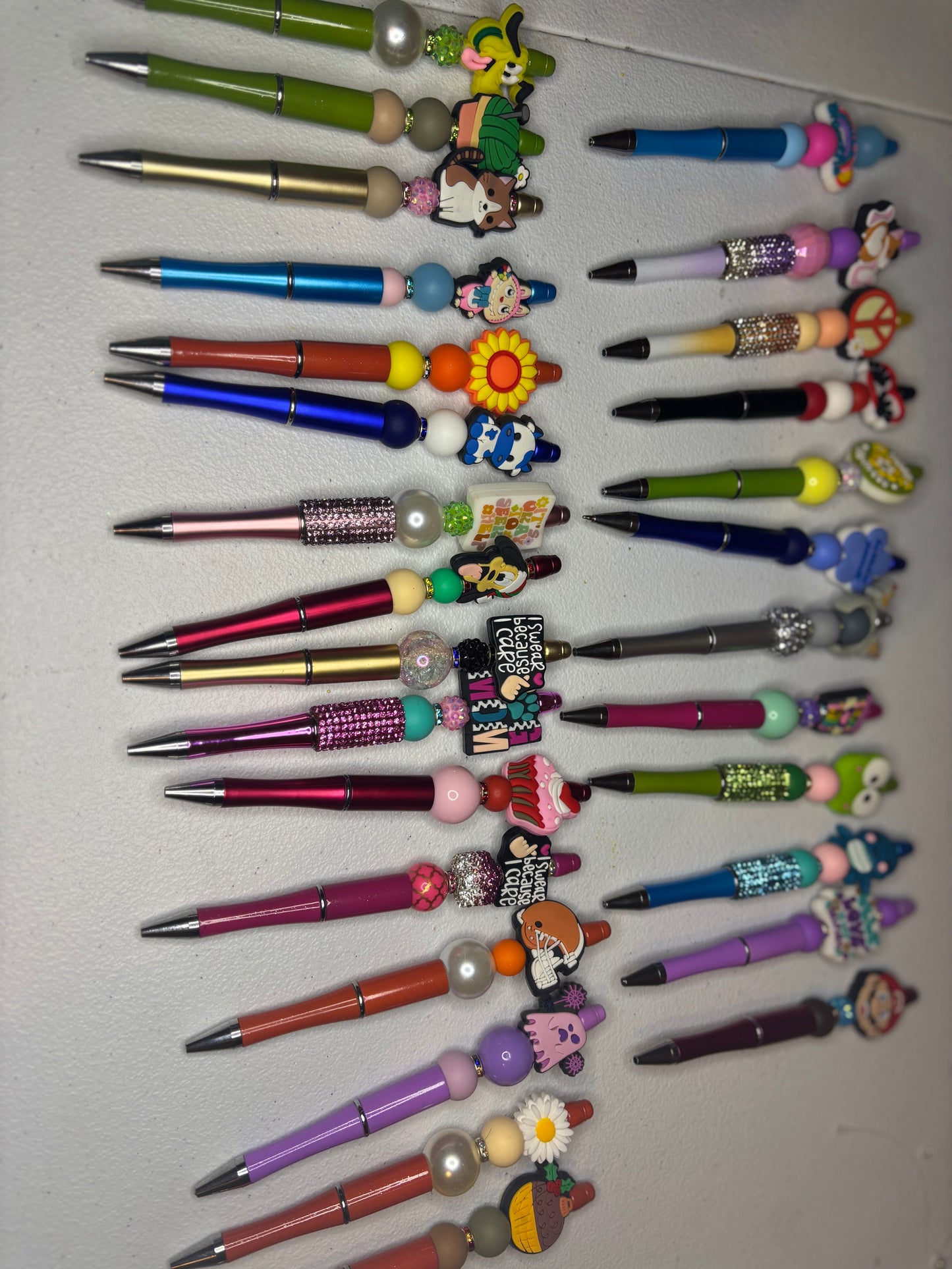 Beaded pens