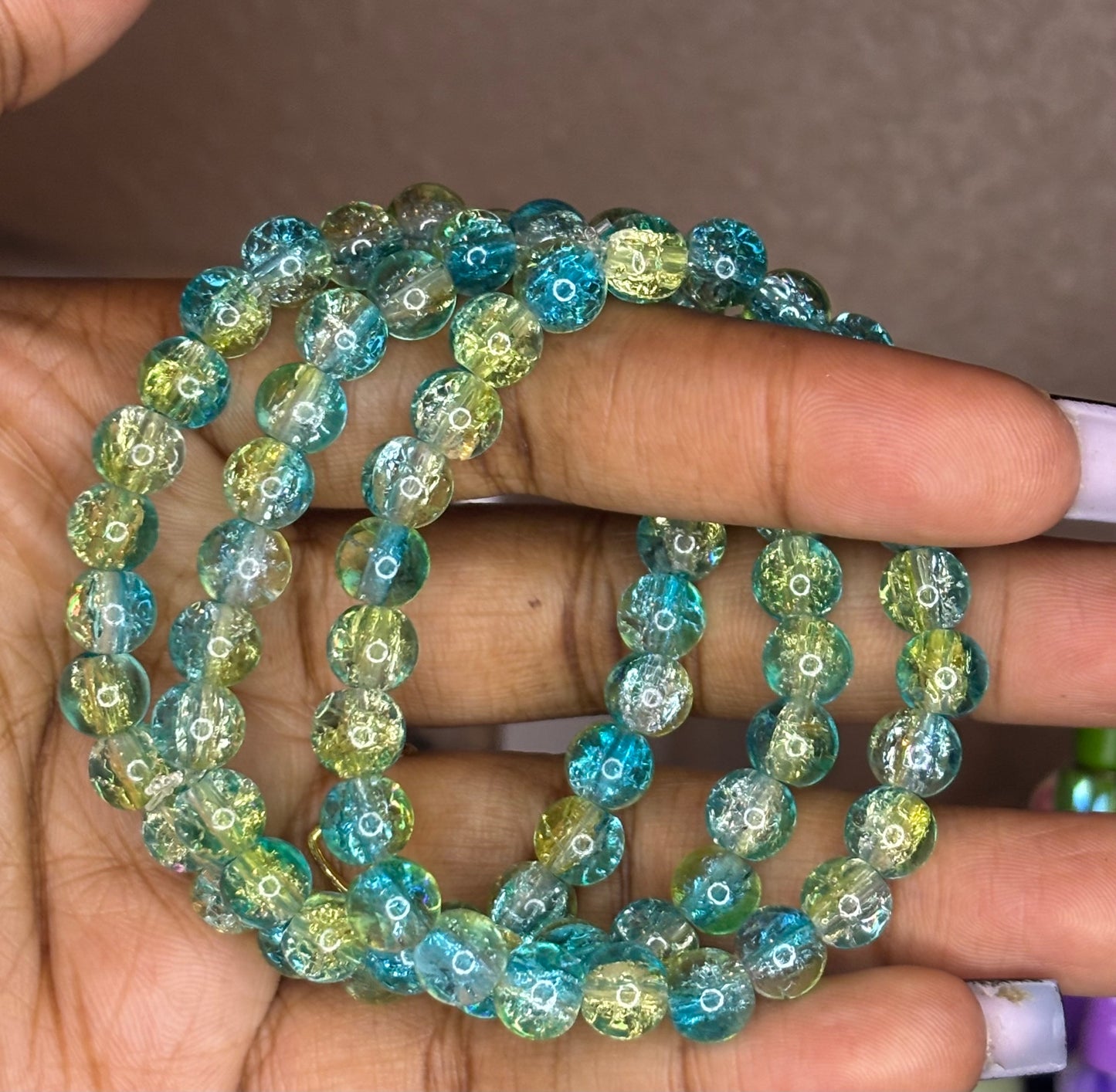 Ocean breeze beaded bracelet