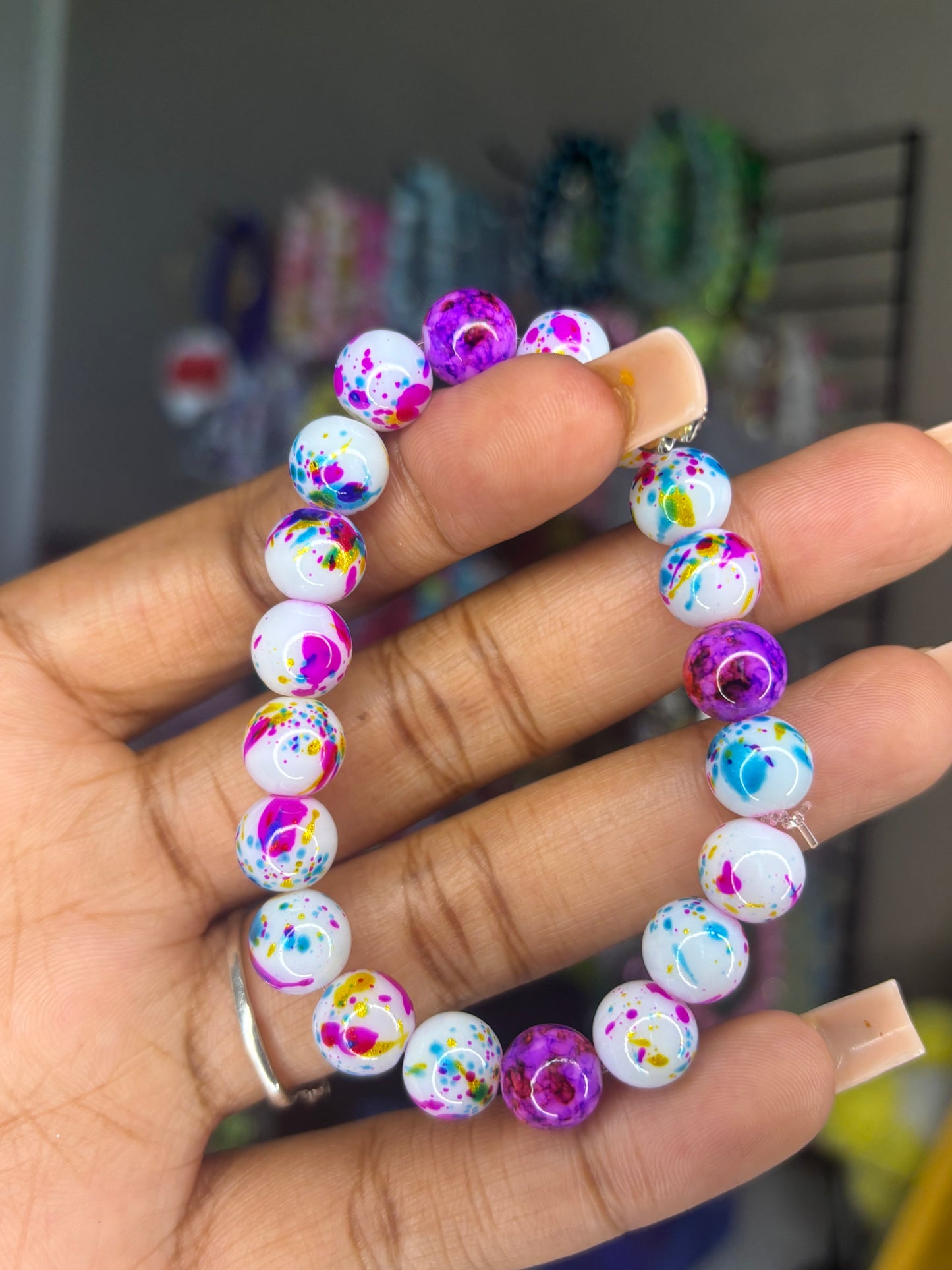 Confetti mix beaded bracelet