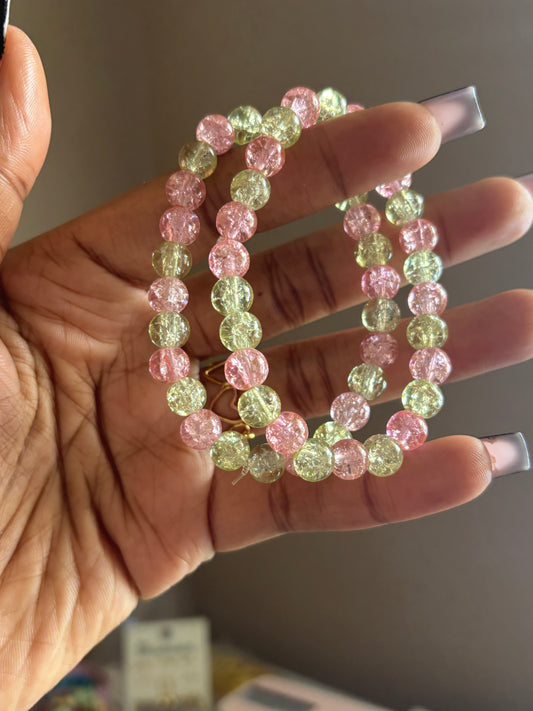 Kiwi beaded bracelets