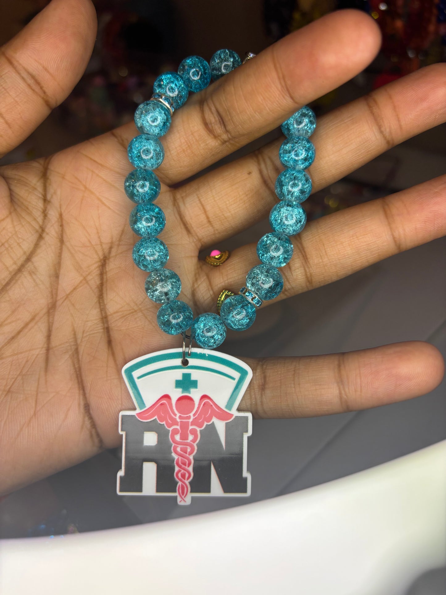 RN charm bracelet