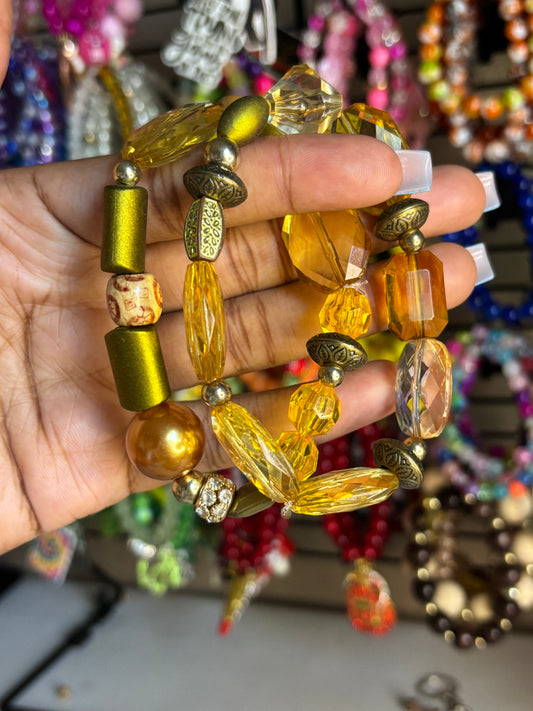 Goldie beaded bracelets