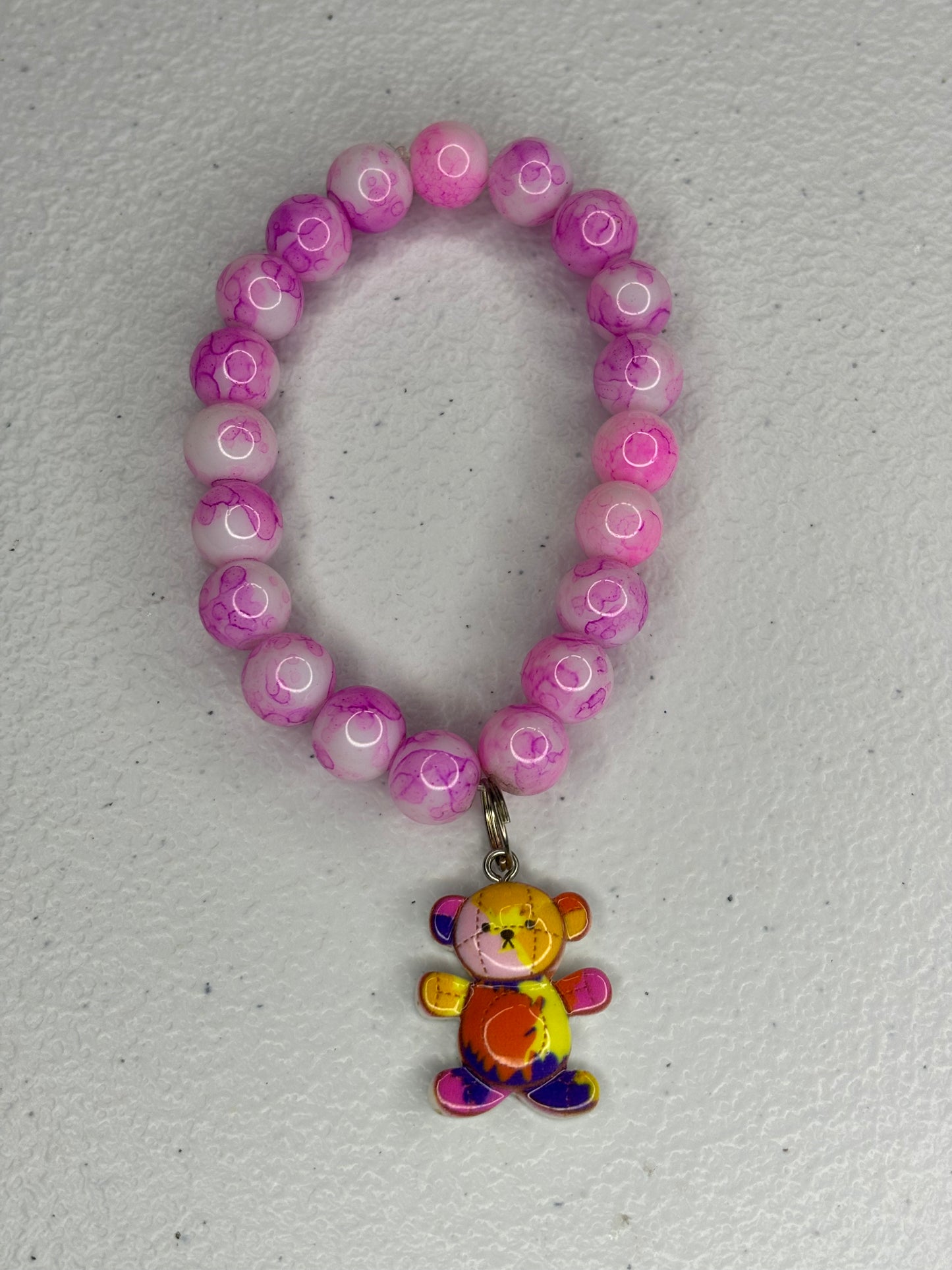 Teddy bear charm bracelet