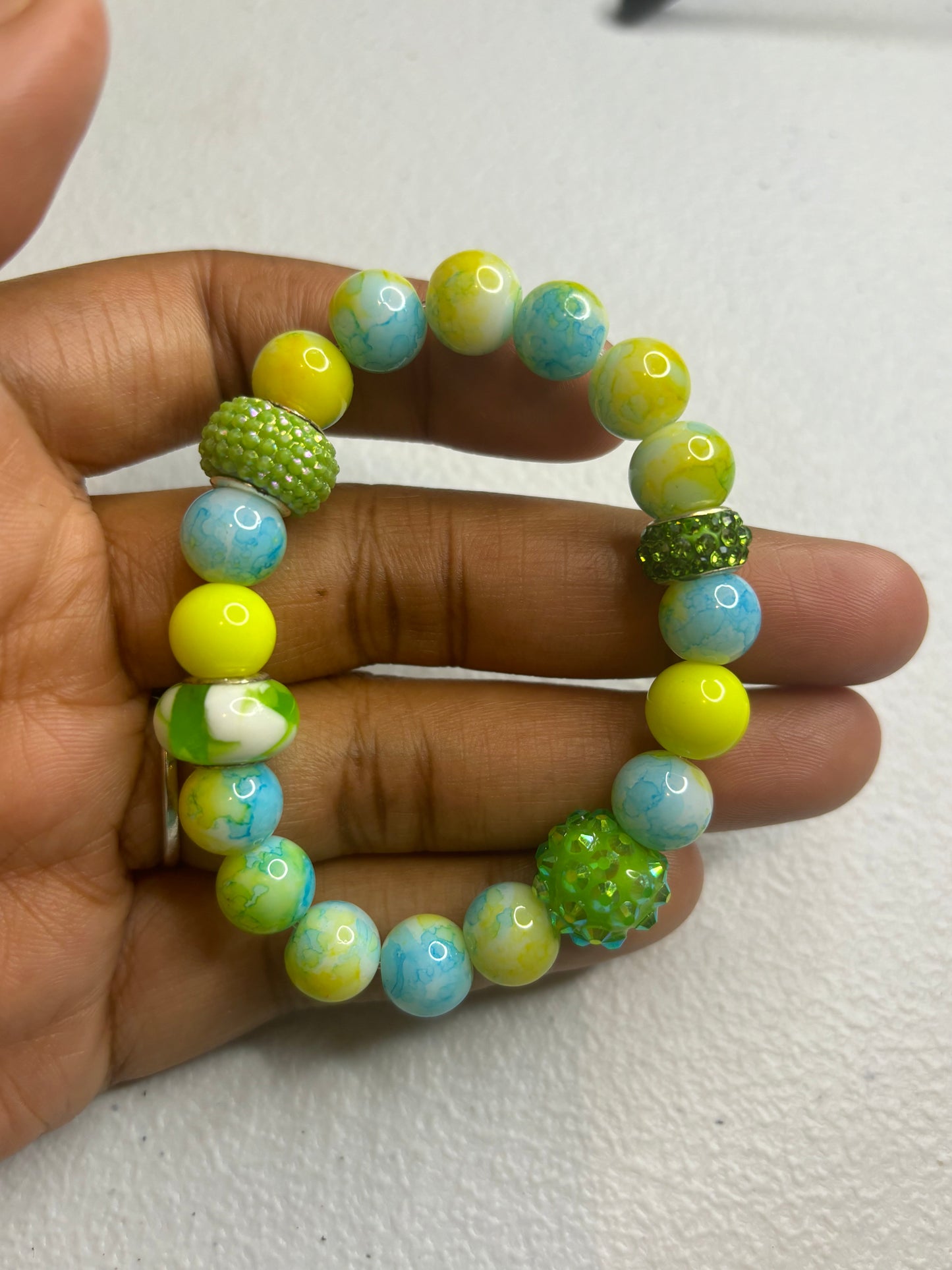 Ocean breeze beaded bracelet