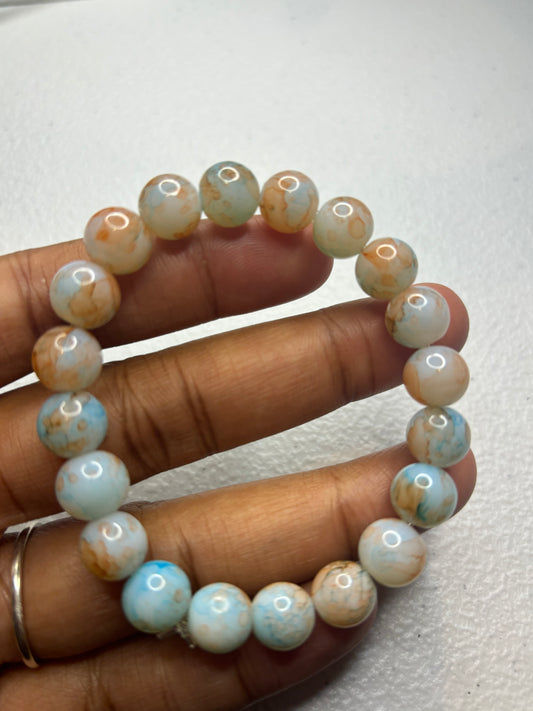 Sandy beach beaded bracelet