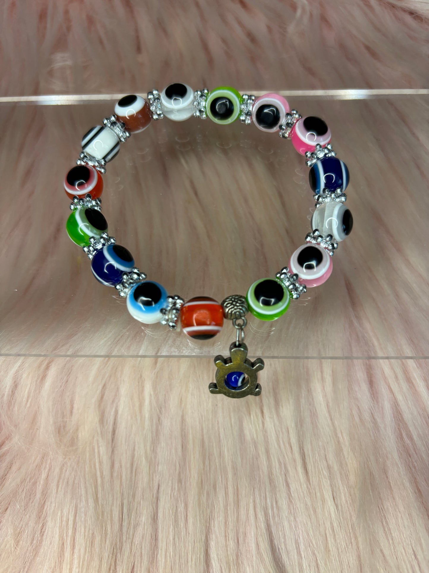 Evil charm bracelet