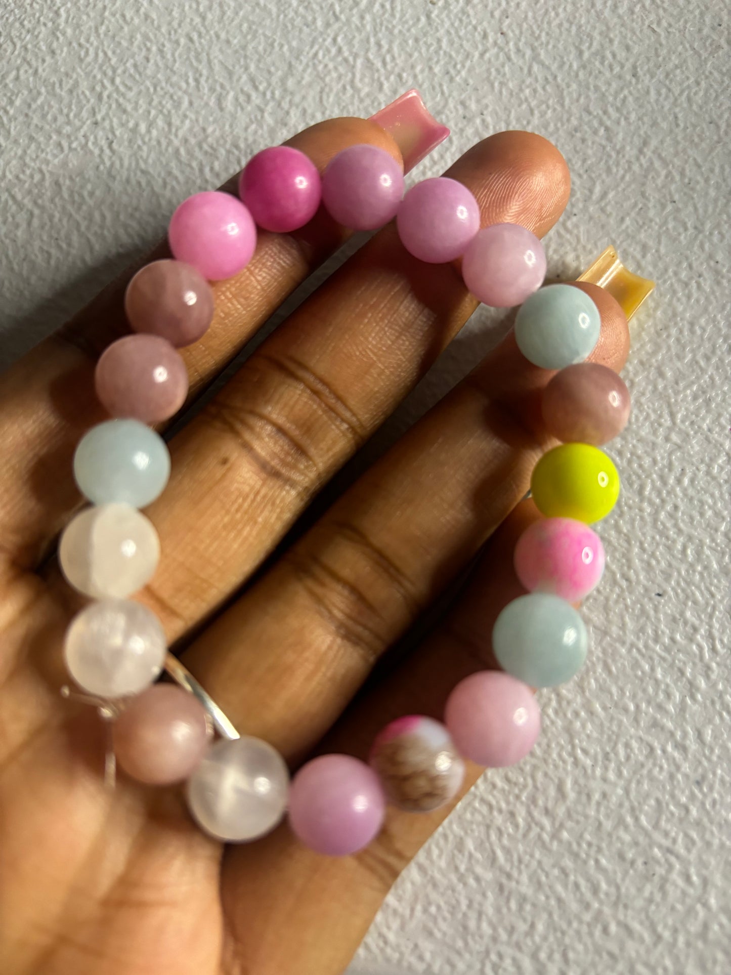 Jaw breaker beaded bracelet