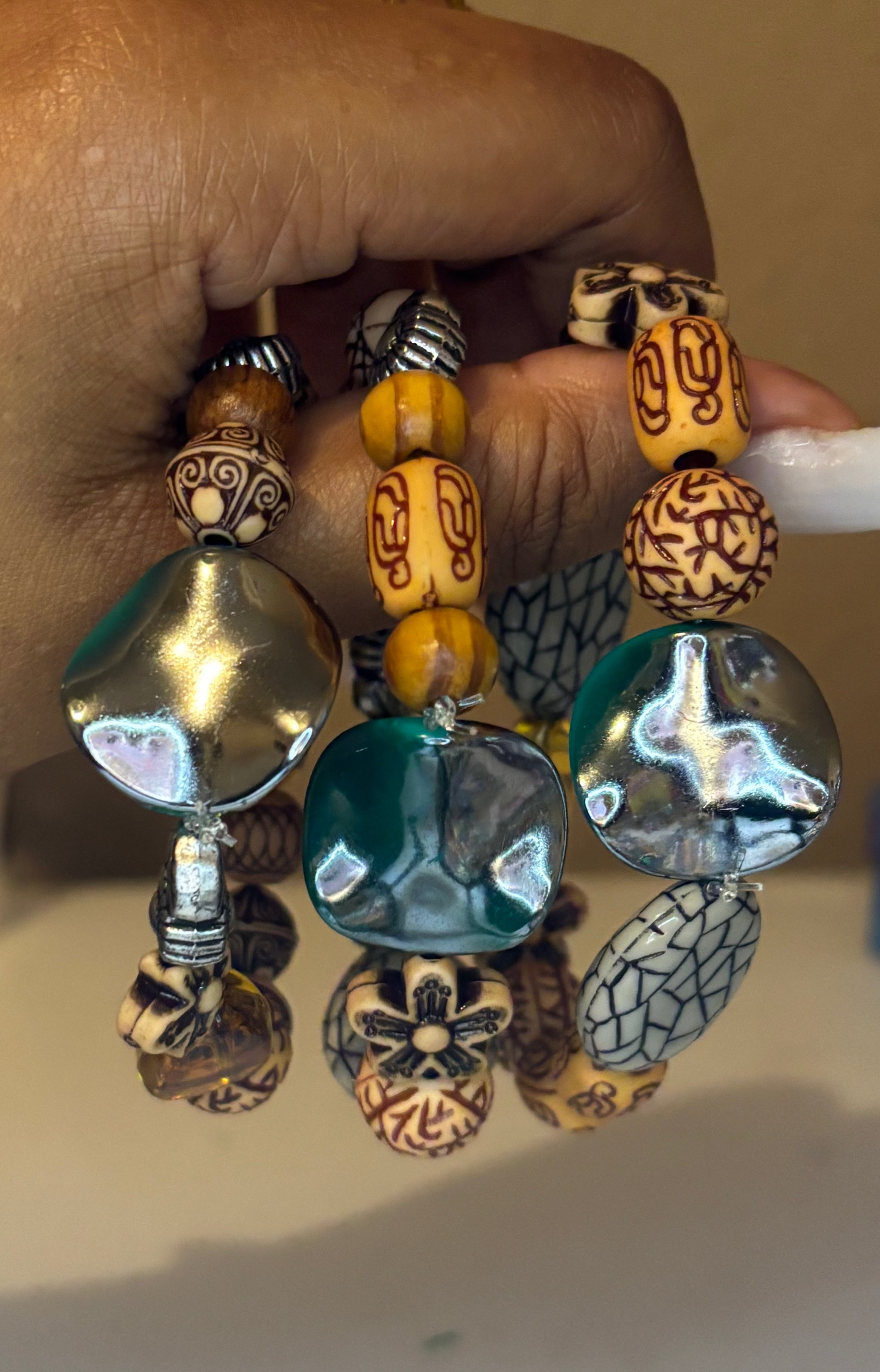 Seas turtle beaded bracelet